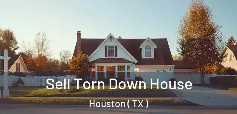 Sell Torn Down House Houston ( TX )